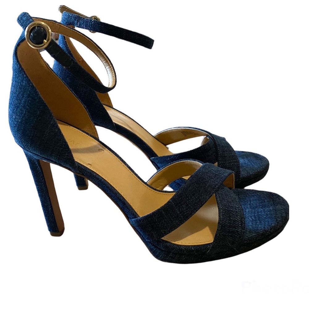 MICHAEL KORS Women's ALEXIA Denim Sandal size:8